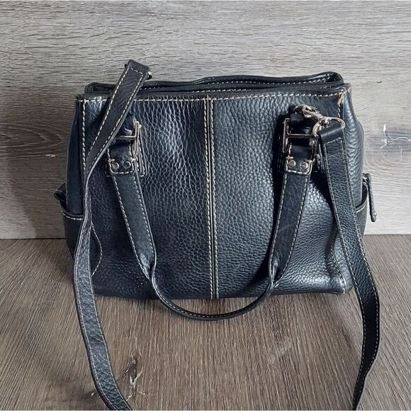 Fossil Black Pebbled Leather Bag - Picture 3 of 10